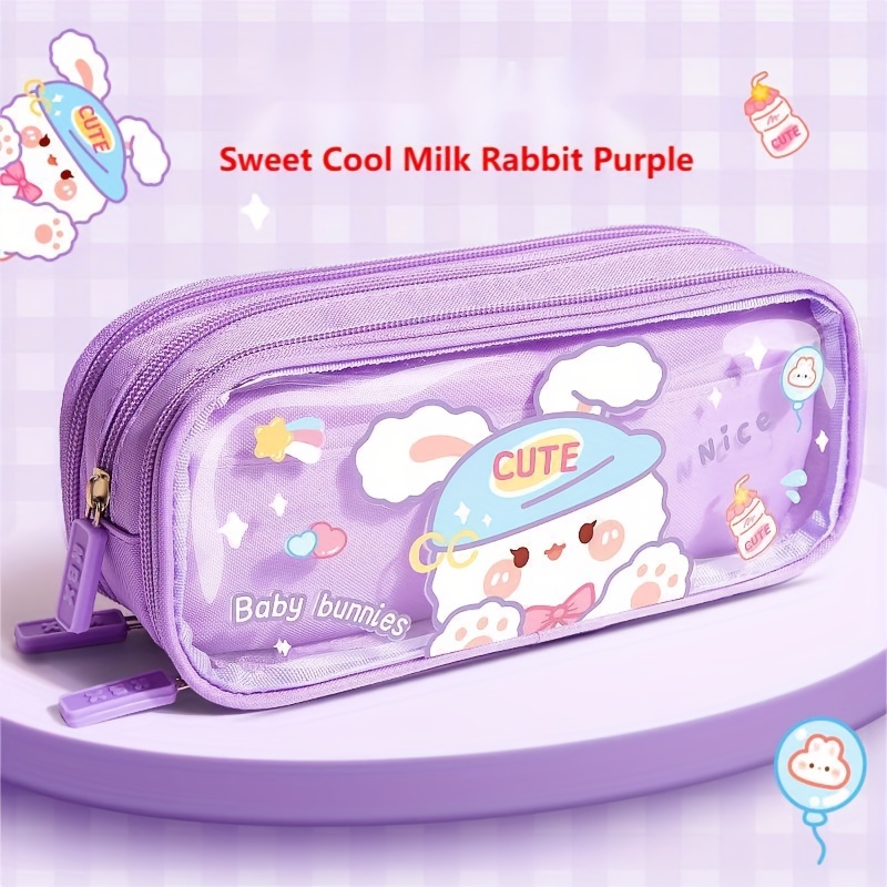 Cute Pencil Case Cheap Inexpensive Practical Oxford Cloth - Temu