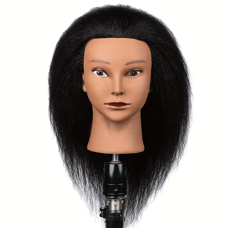 Mannequin Head 100% Human Hair Afro Mannequin Head 18” - Temu Cyprus