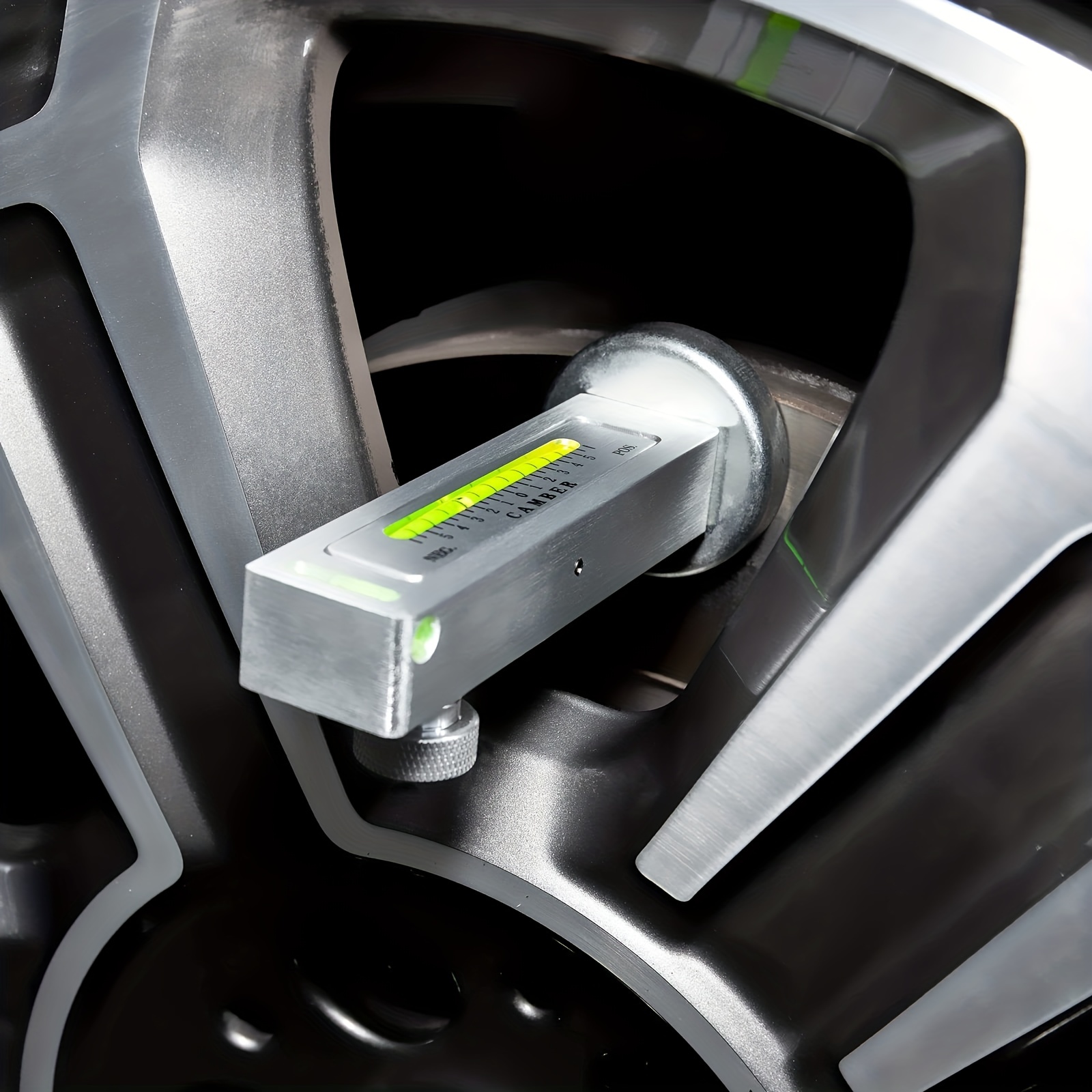 Katur Outil de jauge universelle pour voiture/camion Alignement des roues  Carrossage Support Roulette magnétique