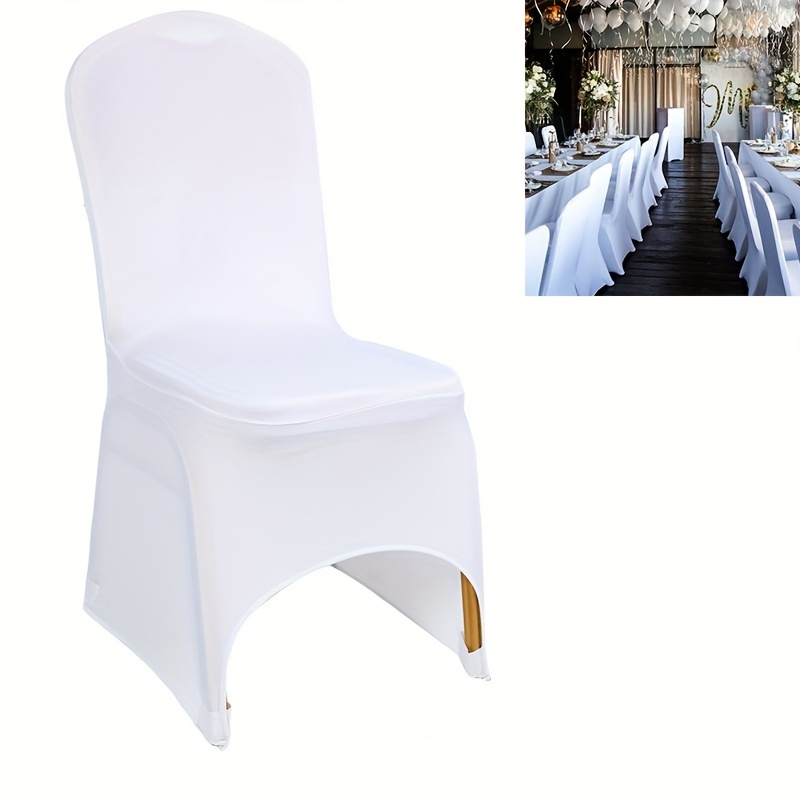 1pc Stretch Rectangular Chair Covers Spandex Folding Chair Cover 12 Colours Chair  Cover Clothes Suitable Wedding Party Festival Celebration Special Events  Wedding Supplies, Shop Latest Trends