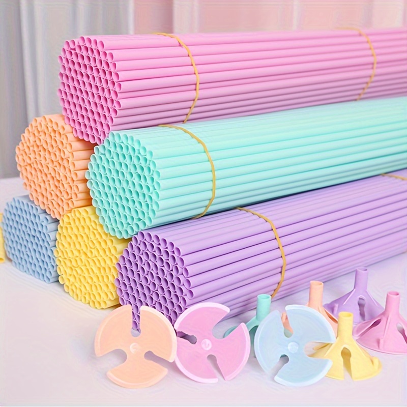Colorful Paper Balloon Sticks