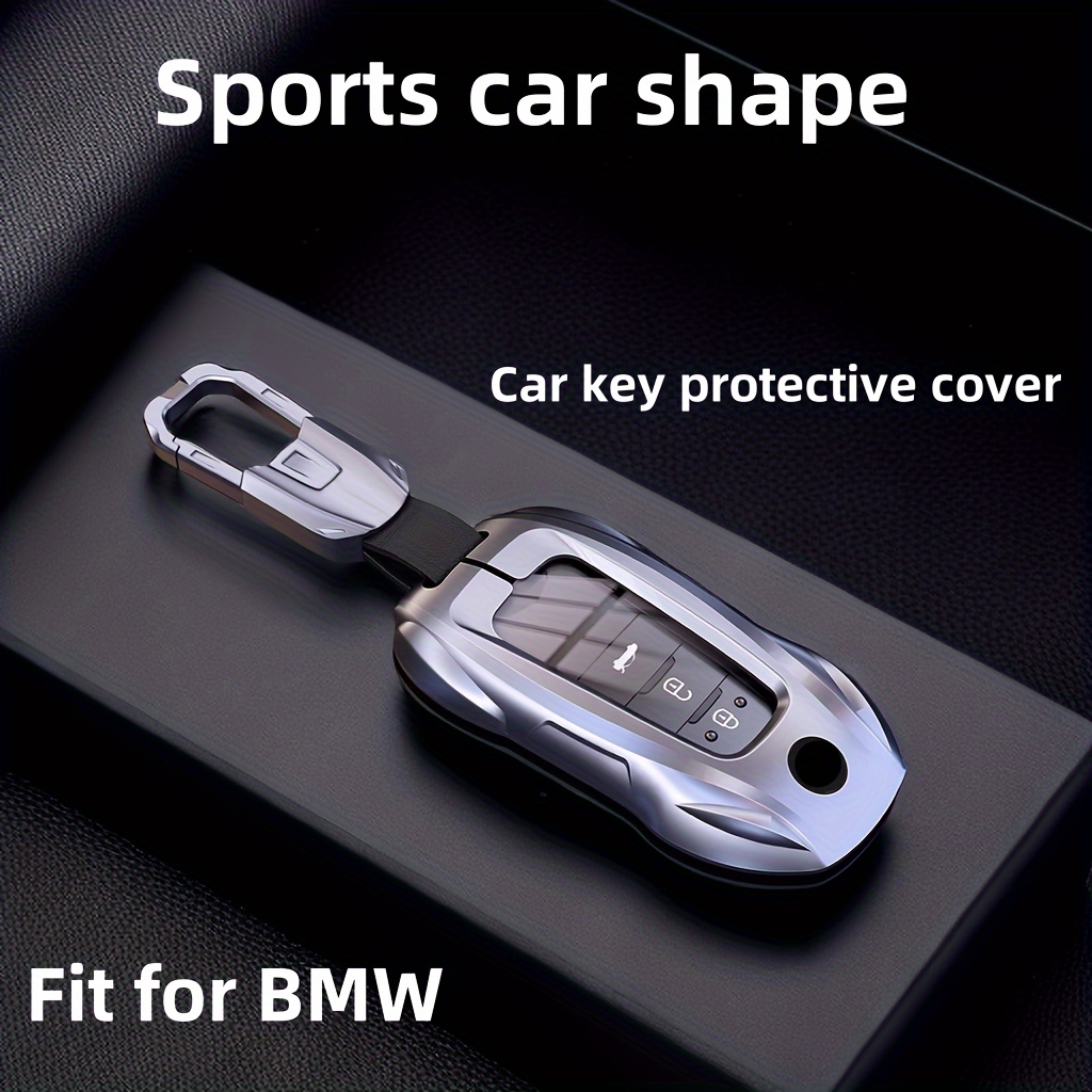 Für BMW Zubehör Faser Auto Car Schutzhülle Schlüssel Abdeckung Halter key  cover