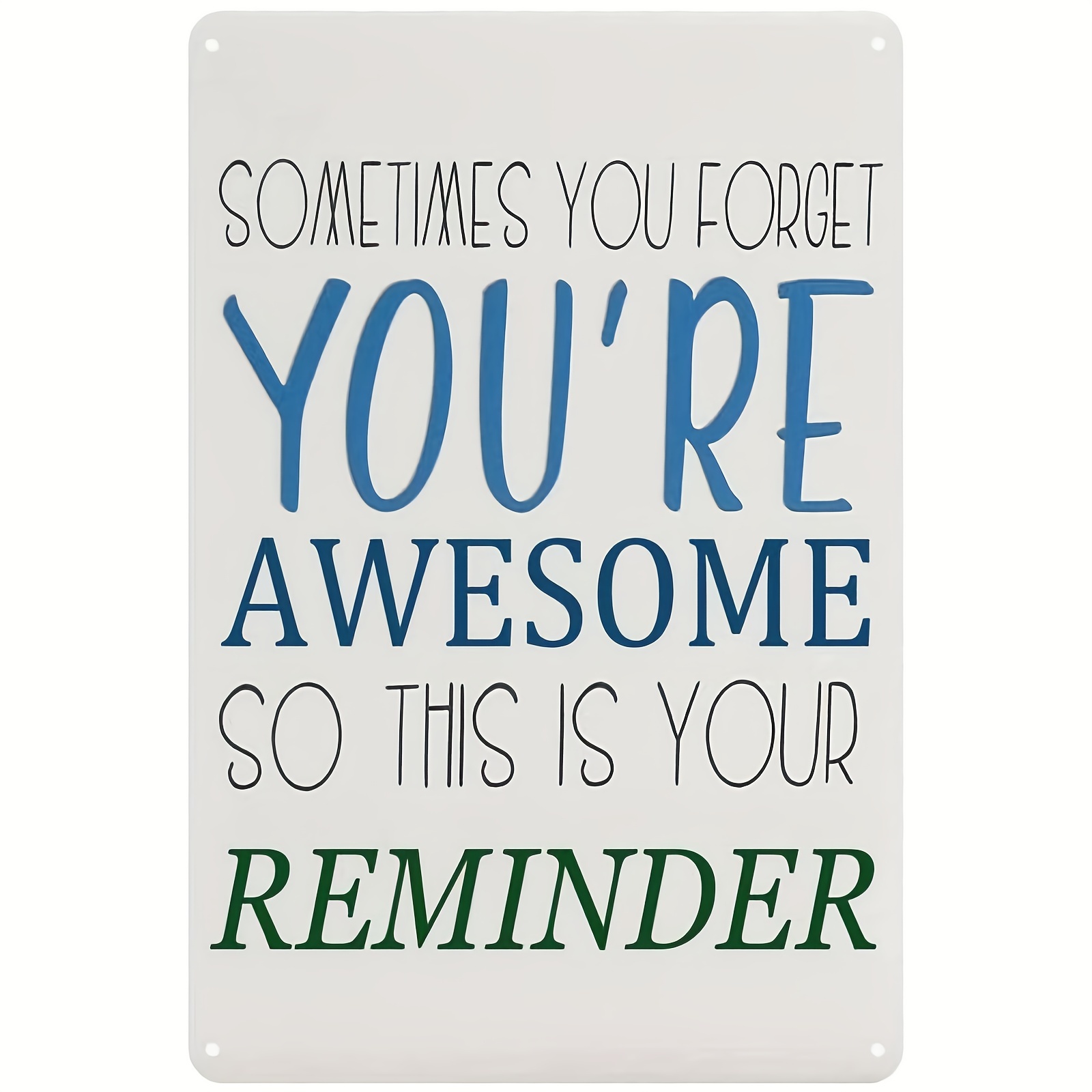 Inspirational Quotes Desk Decor Gifts for Women Sometimes You Forget You  Are Awesome Office Motivational Desk Decor Best Friend Encouragement Cheer  up