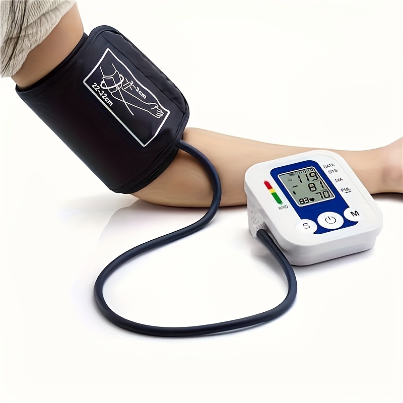Wrist Blood Pressure Monitor, Blood Pressure Machine, Automatic Talking,  Large Lcd Display, Digital Heart Beat Pulse Meter - Temu