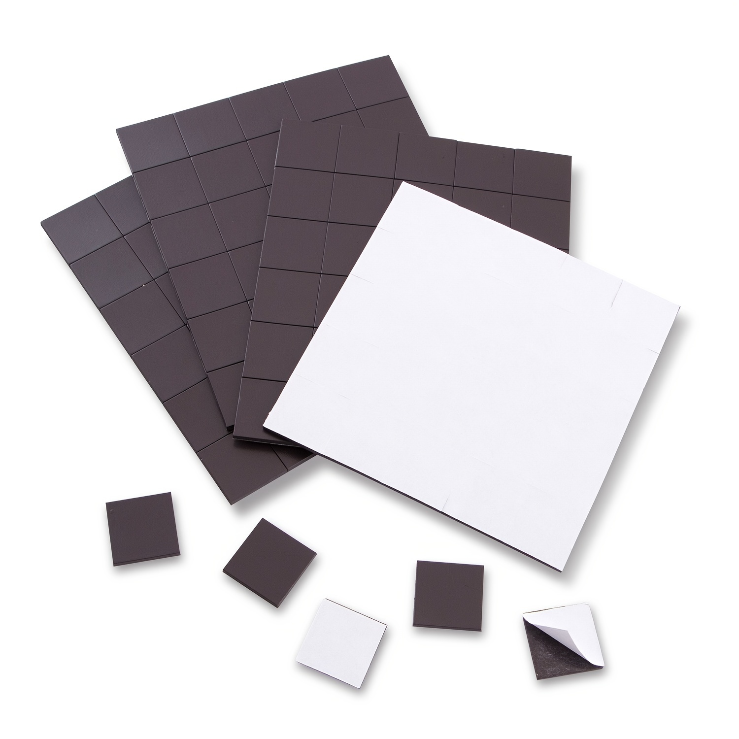 Self Adhesive Square Magnets (each ) Flexible Sticky Magnets - Temu