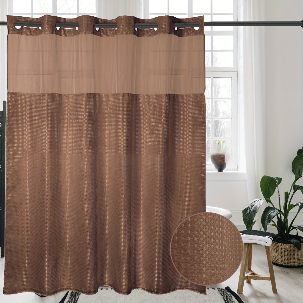 Hookless Shower Curtain Long - Temu Canada