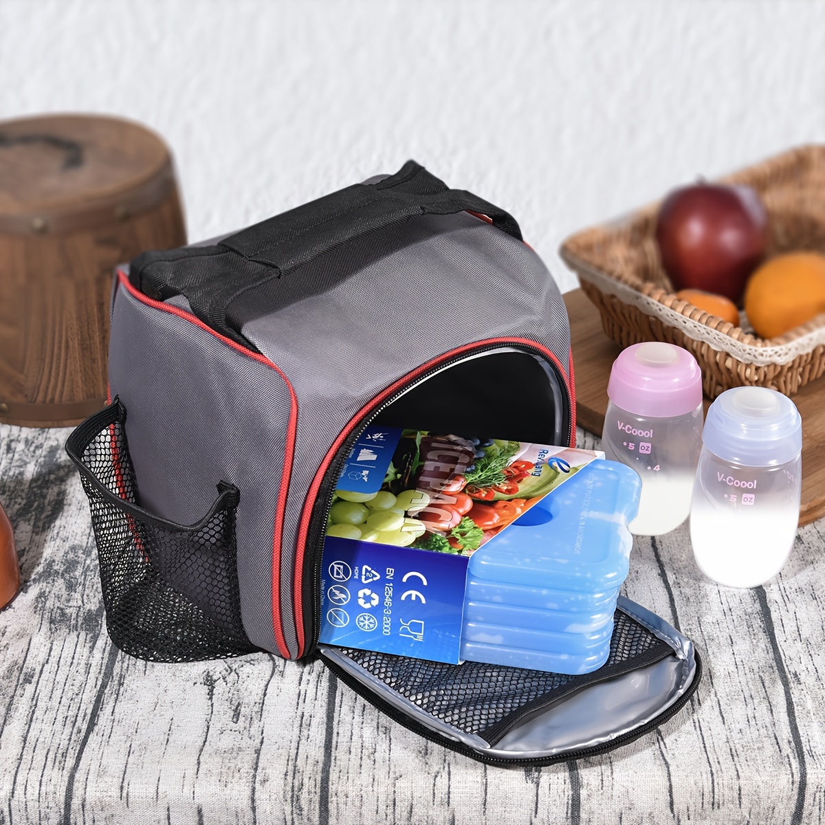 Cold Ice Pack Brick Reusable Long Lasting Cool Slim Thin Freezer Pack  Cooler for Lunch Boxes Bag