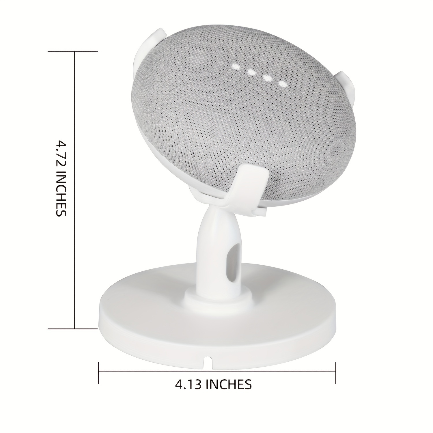 Mount Genie Pedestal for Nest Mini (2nd Gen) and Google Home Mini (1st Gen)  | Improves Sound and Appearance | Cleanest Mount Holder Stand for Mini