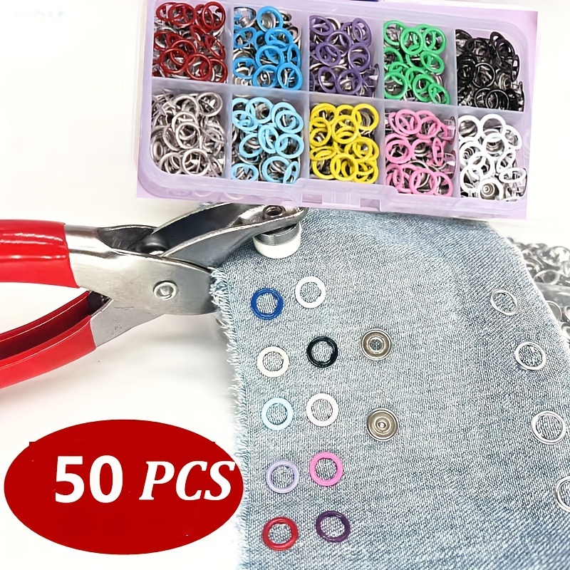 160 Sets 1/2 Inch Grommets Eyelets Grommet Kit With Punch Hole Tool  Installation