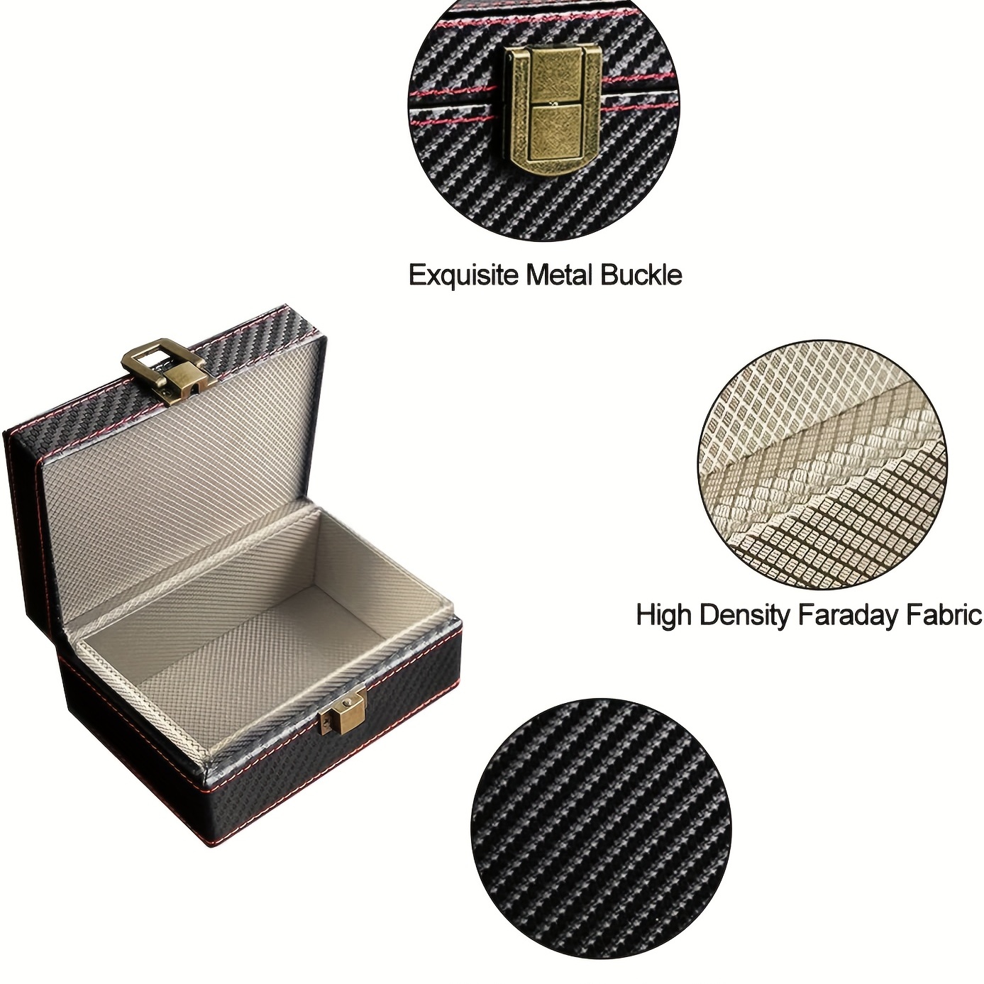 Diyife Faraday Box, [Carbon Fiber Texture] RFID Box for Car Keys, Key Fob  Protector, Signal Blocker for Keyless Fob, Car Key Signal Blocker Cage