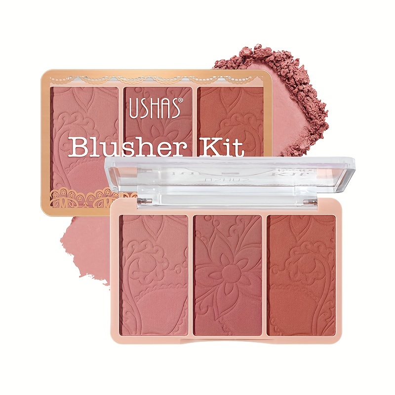 Natural Nude Tone Blush Palette for Brightening