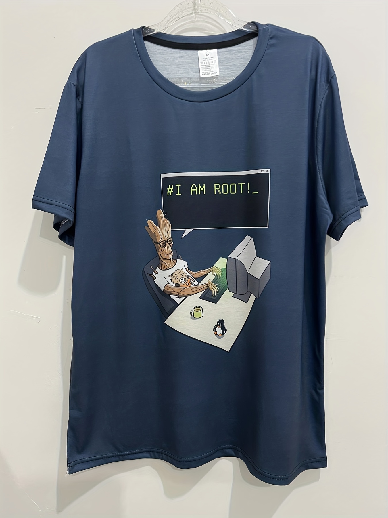 Mens Roots Logo T-shirt, Graphic T-shirts