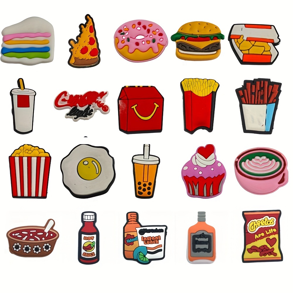 Delicious Food Stickers 10 Cute Cartoon Patterns Perfect For - Temu