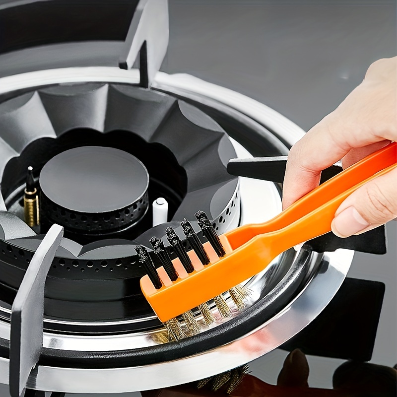 1pc PP Cleaning Brush, Multifunction Gas Stove Crevice Cleaning