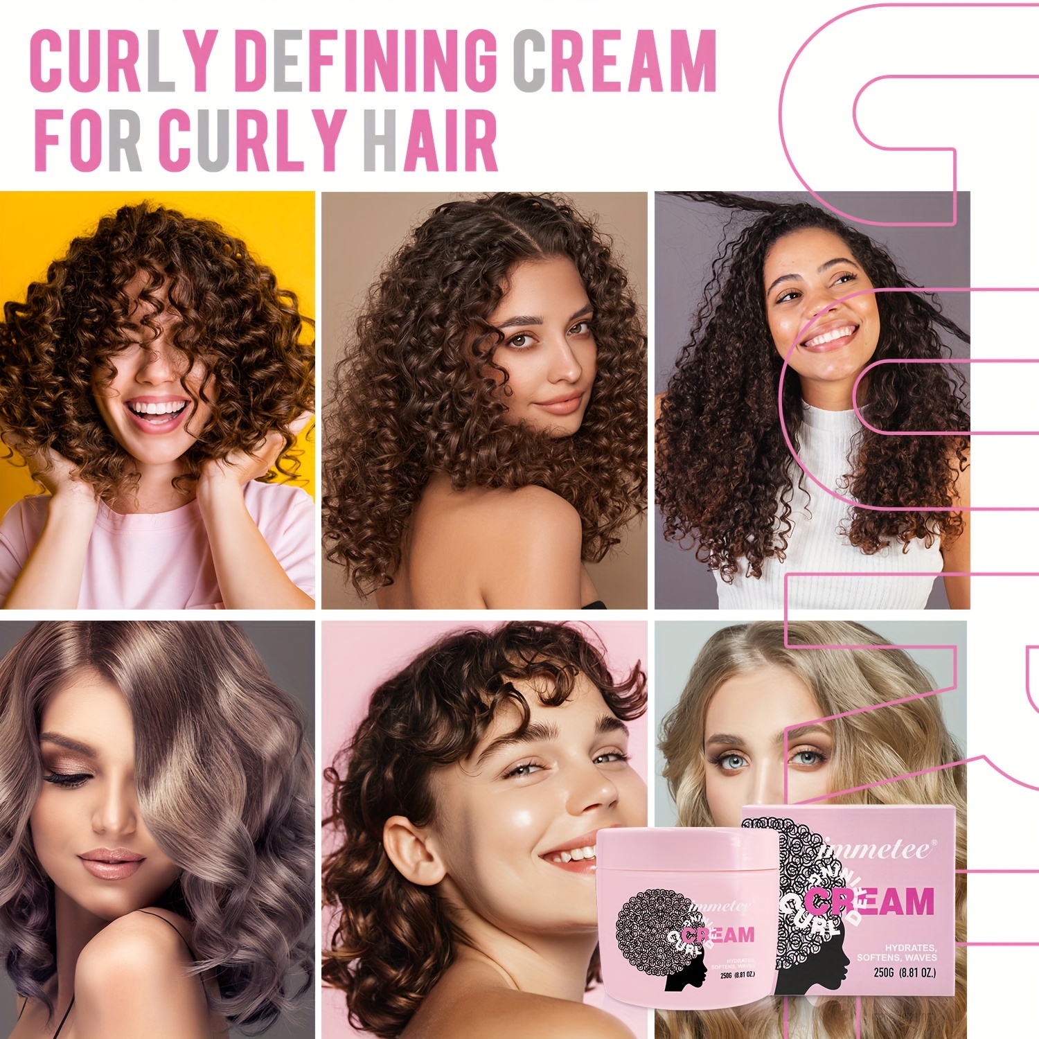 Defining Cream Frizz Control Cream Wigs Natural Hair - Temu