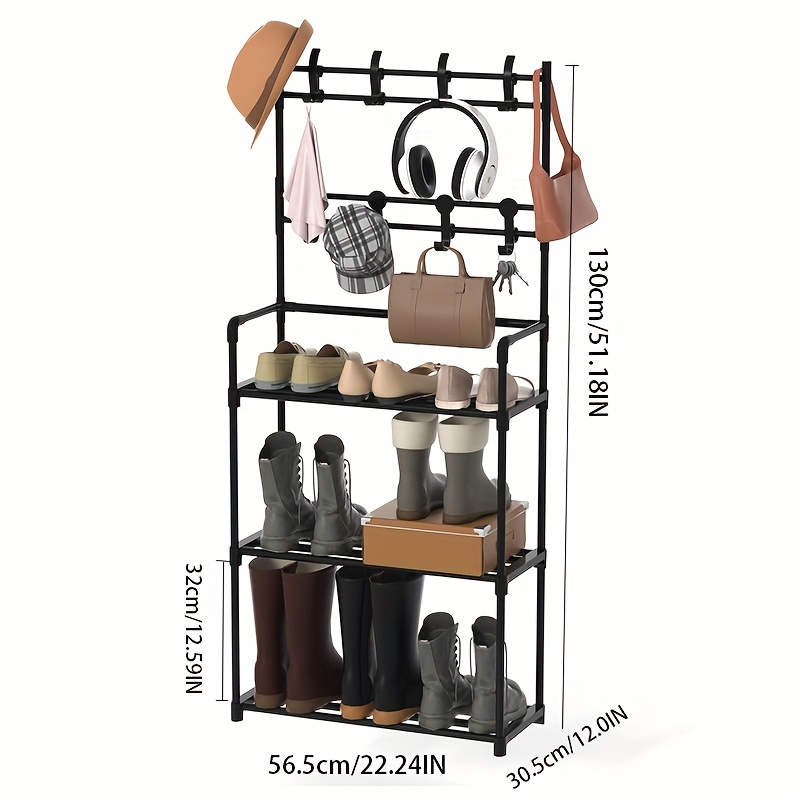 1pc 3 layer Boot Storage Rack Con Scaffale Per Abiti Stand - Temu Italy