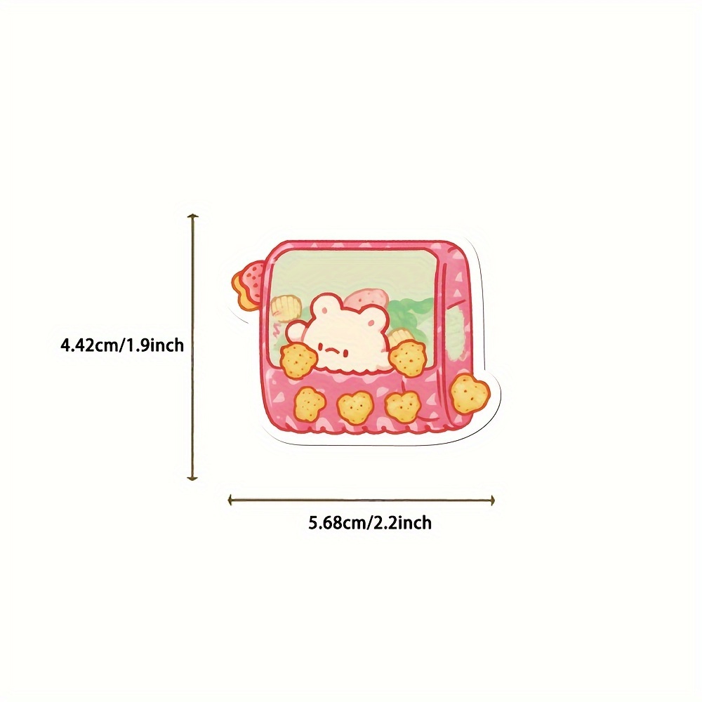 50pcs Cute Snack Stickers Food Stickers Drink Stickers Kawaii