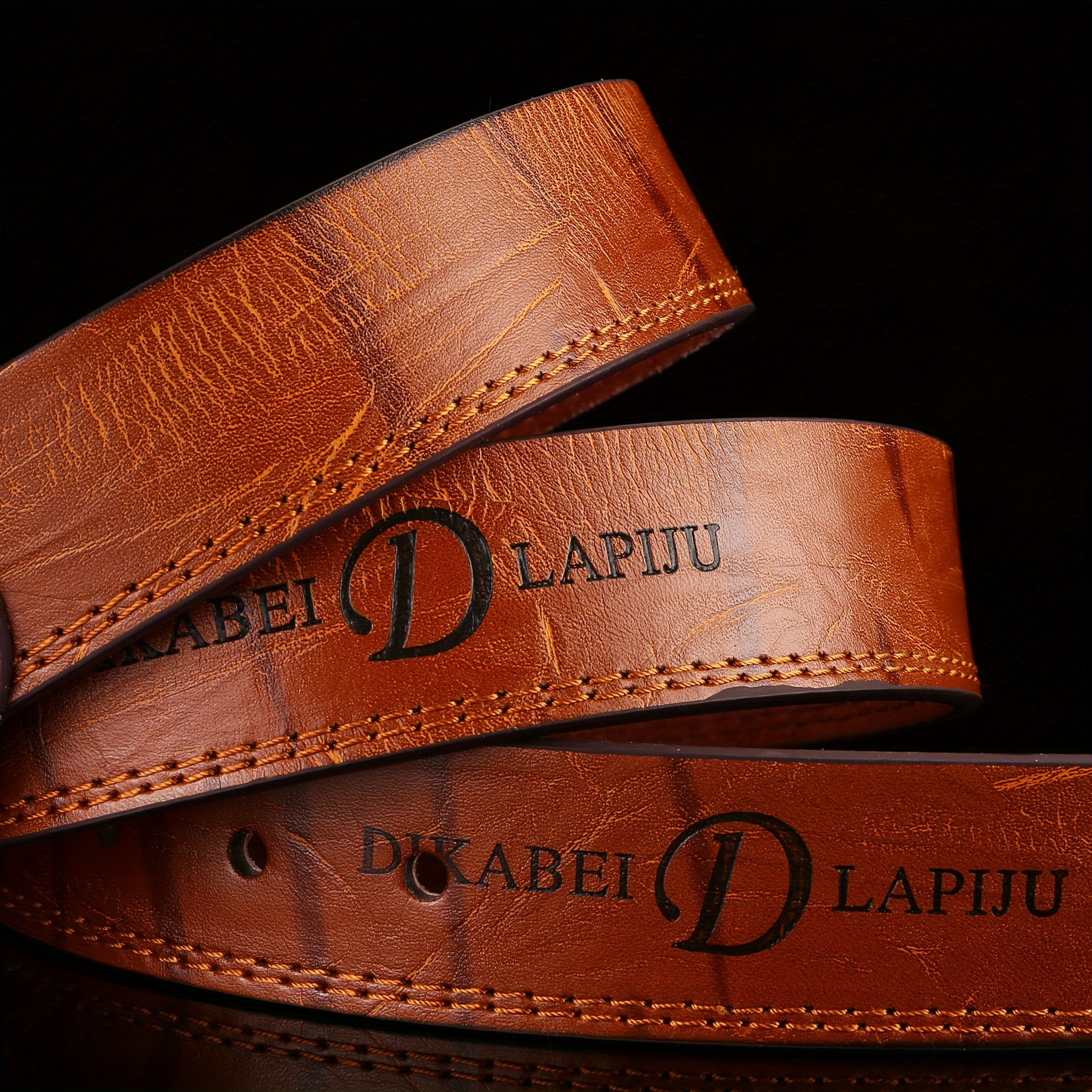 Classic Unisex PU Leather Belt Punk Solid Jeans Pants Belt