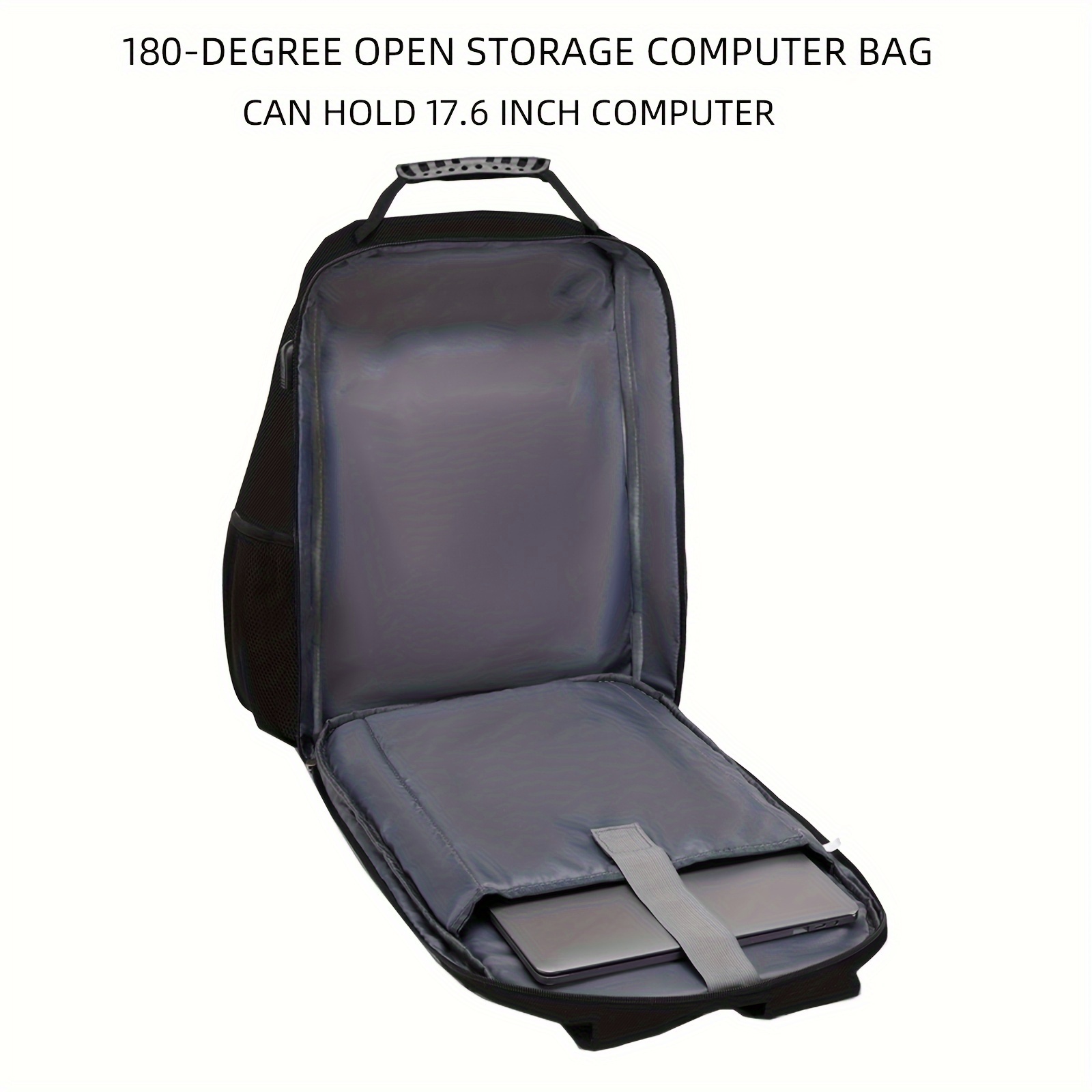 Mochila para laptop de 17 pulgadas, mochila de viaje grande compatible con  TSA impermeable, para hombres y mujeres, con puerto de carga USB, bolsa de