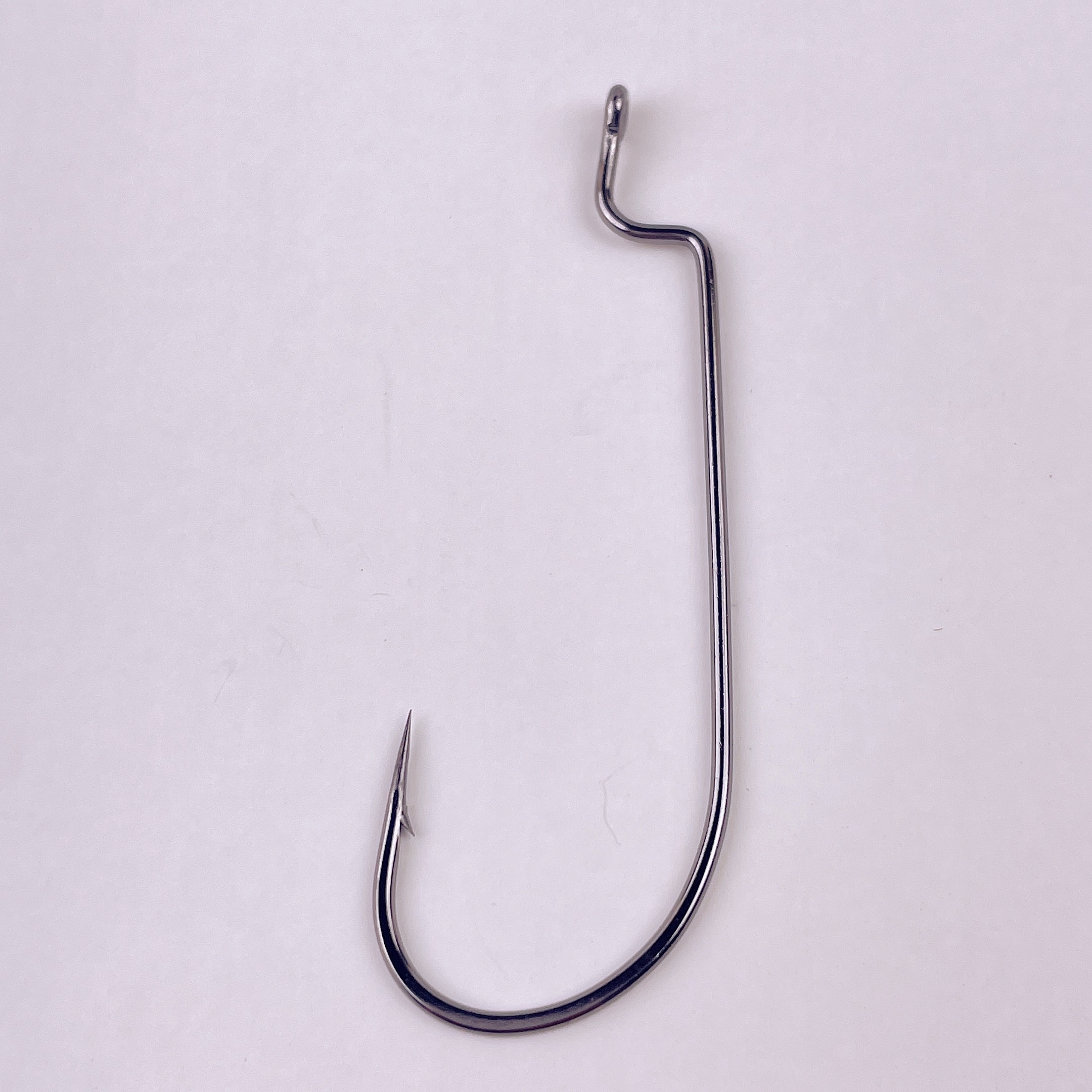 Fishing Hooks Soft Bait Soft Worm Black Nickel Narrow Belly - Temu