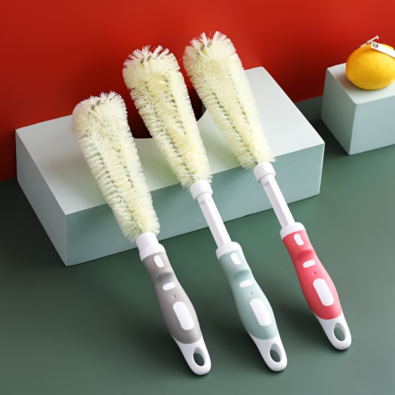 Extended 3 Brushes Cup Washer Cleaning Brush With Suction - Temu