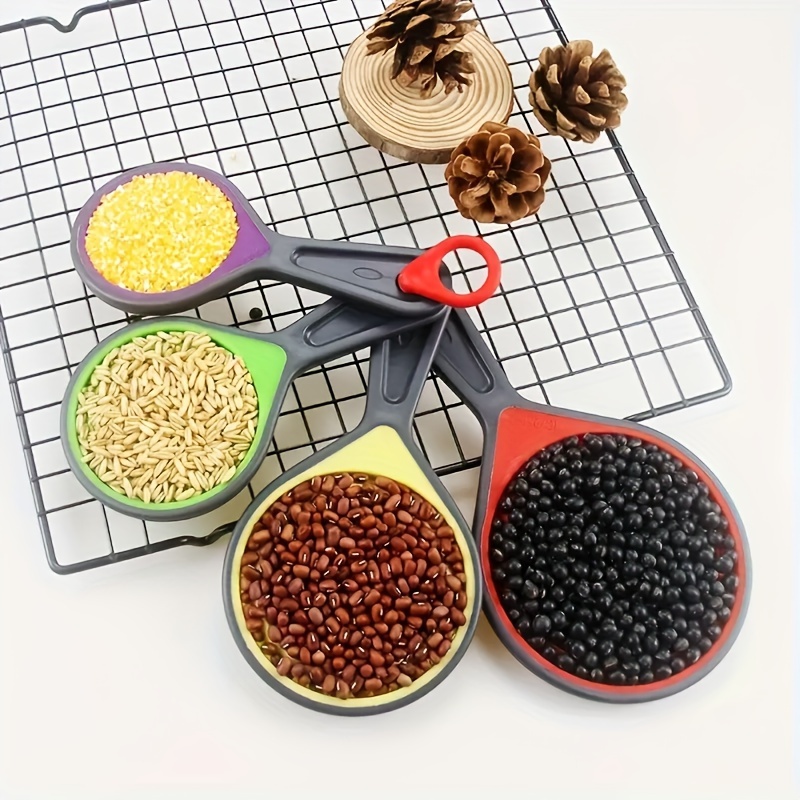 8pcs Foldable Measuring Cups Measuring Spoons Set Portable - Temu