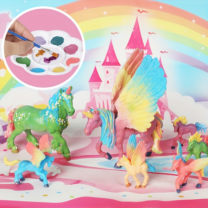 DIY Kids Arts Crafts Set,Unicorn Toy For Girls, Unicorn Painting