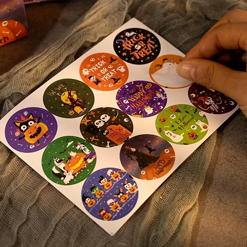 Spooktacular Halloween 3d Bubble Stickers - Perfect For Diy Projects,  School Supplies, And Gifts! - Temu