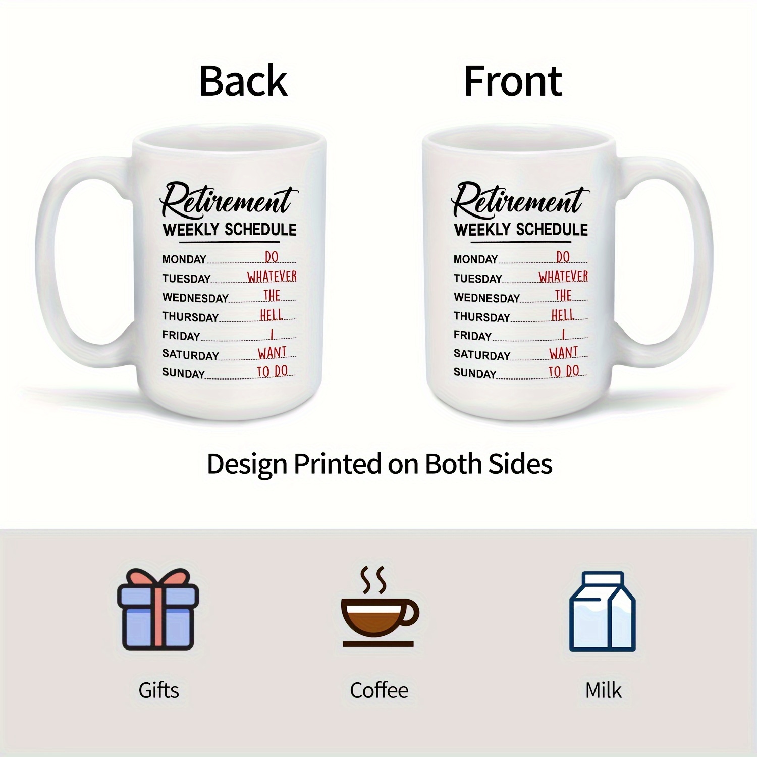 Funny Retirement Gifts for Men Women-Quitter I Mean Happy Retirement Coffee  Mugs 2024, Unique Retired Mugs Gift Ideas for Coworkers Office & Family