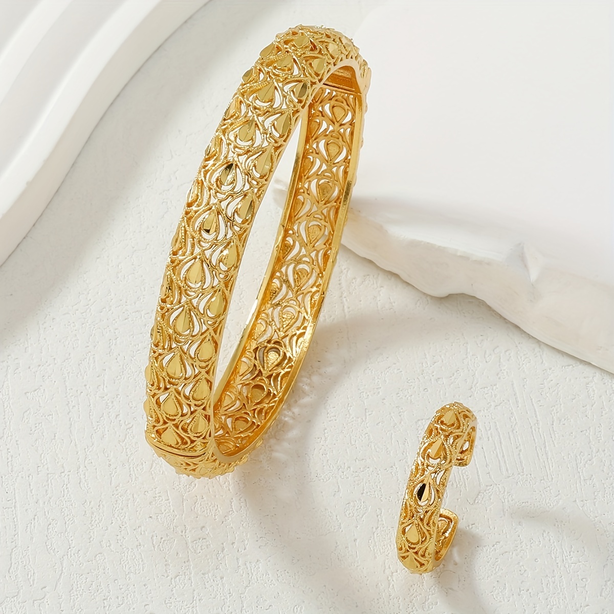 The fashion plus deals gold ring