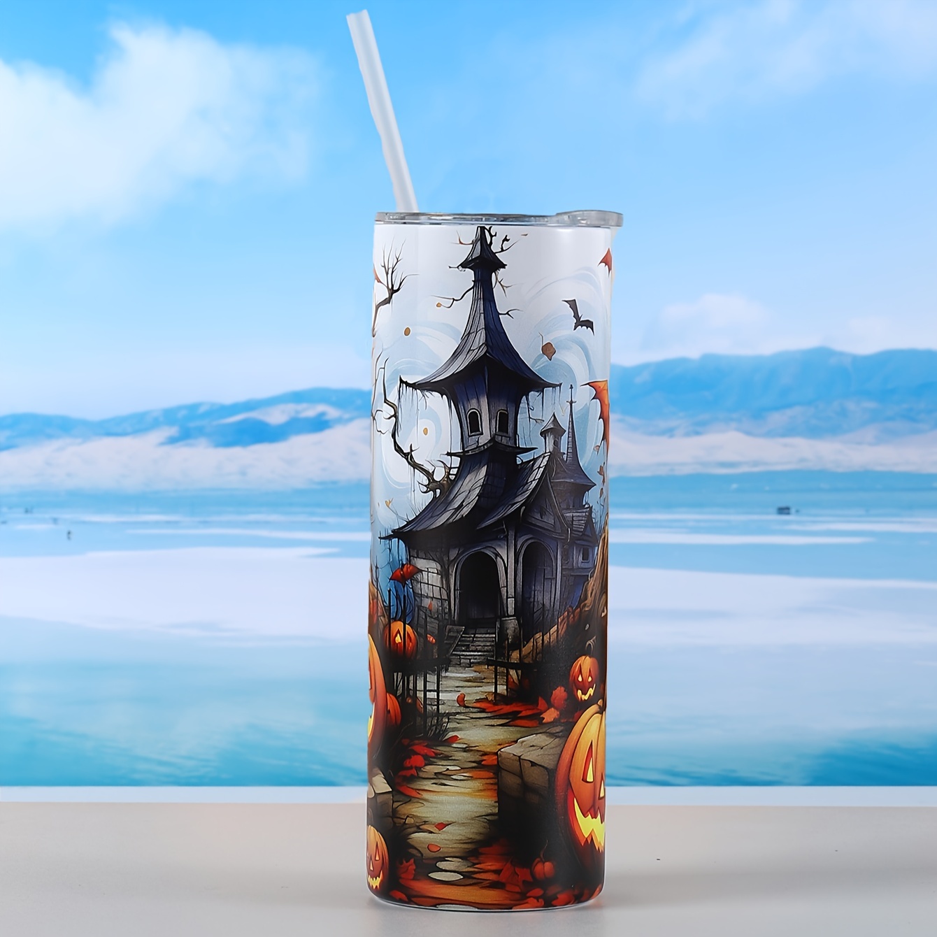 590ml Halloween Leakproof Insulation Water Cup Stainless Steel Bottle