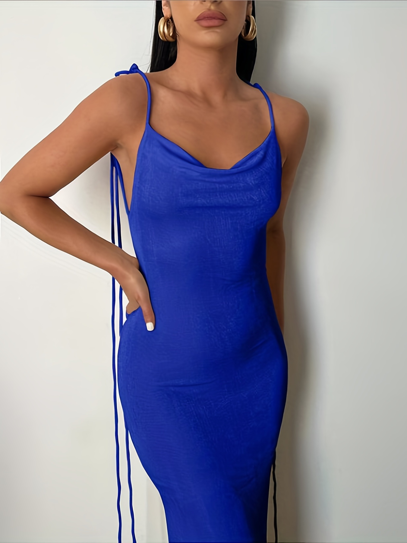 Royal blue hot sale dress sexy