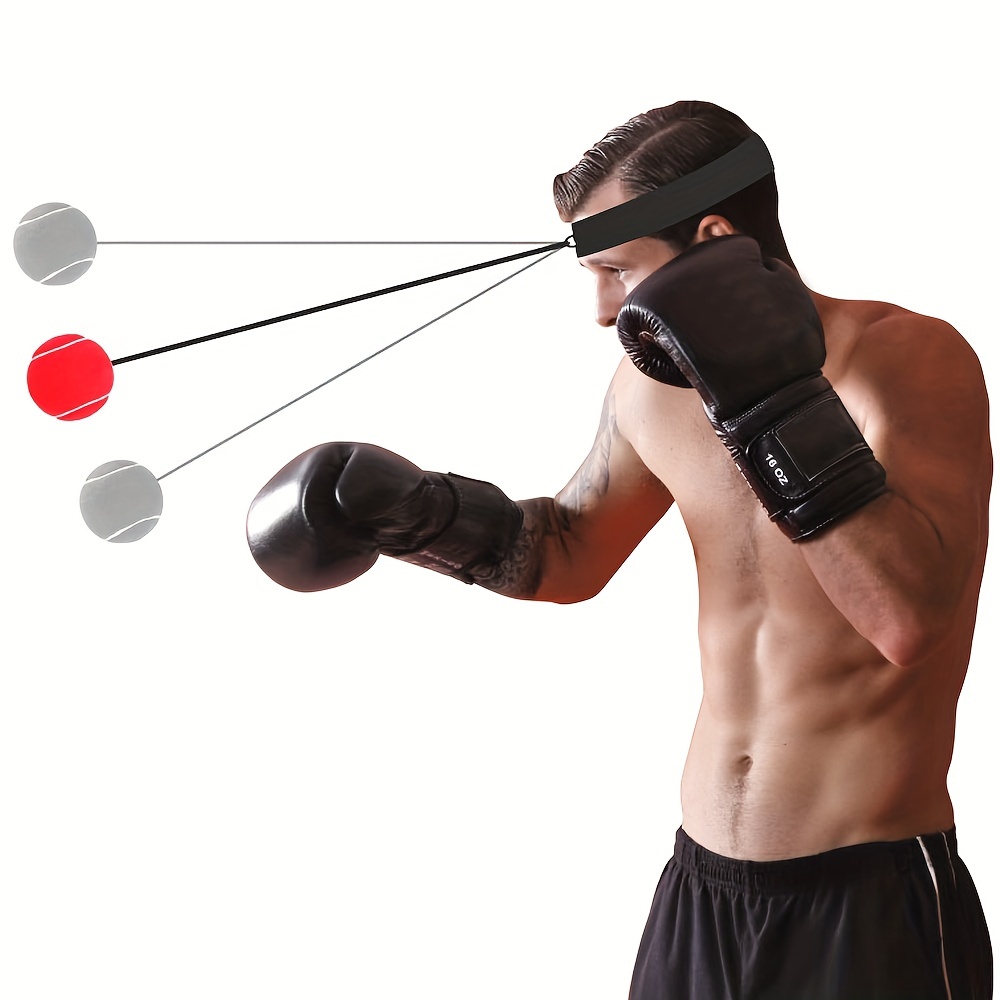 Lot de 4 balles de réflexe de boxe – 4 niveaux de difficulté parfaits pour  la vitesse de réaction et la coordination œil-main – Équipement de boxe,  équipement de boxe, équipement de