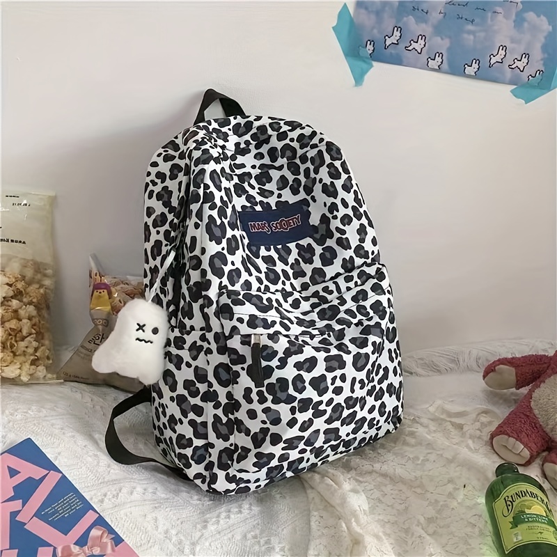 Jansport, Bags, Jansport Large Leopard Print Backpack