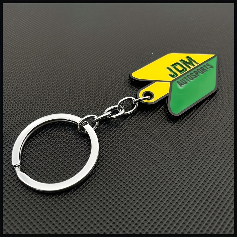 Mode Métal JDM Auto Sport Emblème Badge Voiture Porte-clés Porte-clés  Porte-clés Porte-clés Logo Créatif Pour Honda Décor