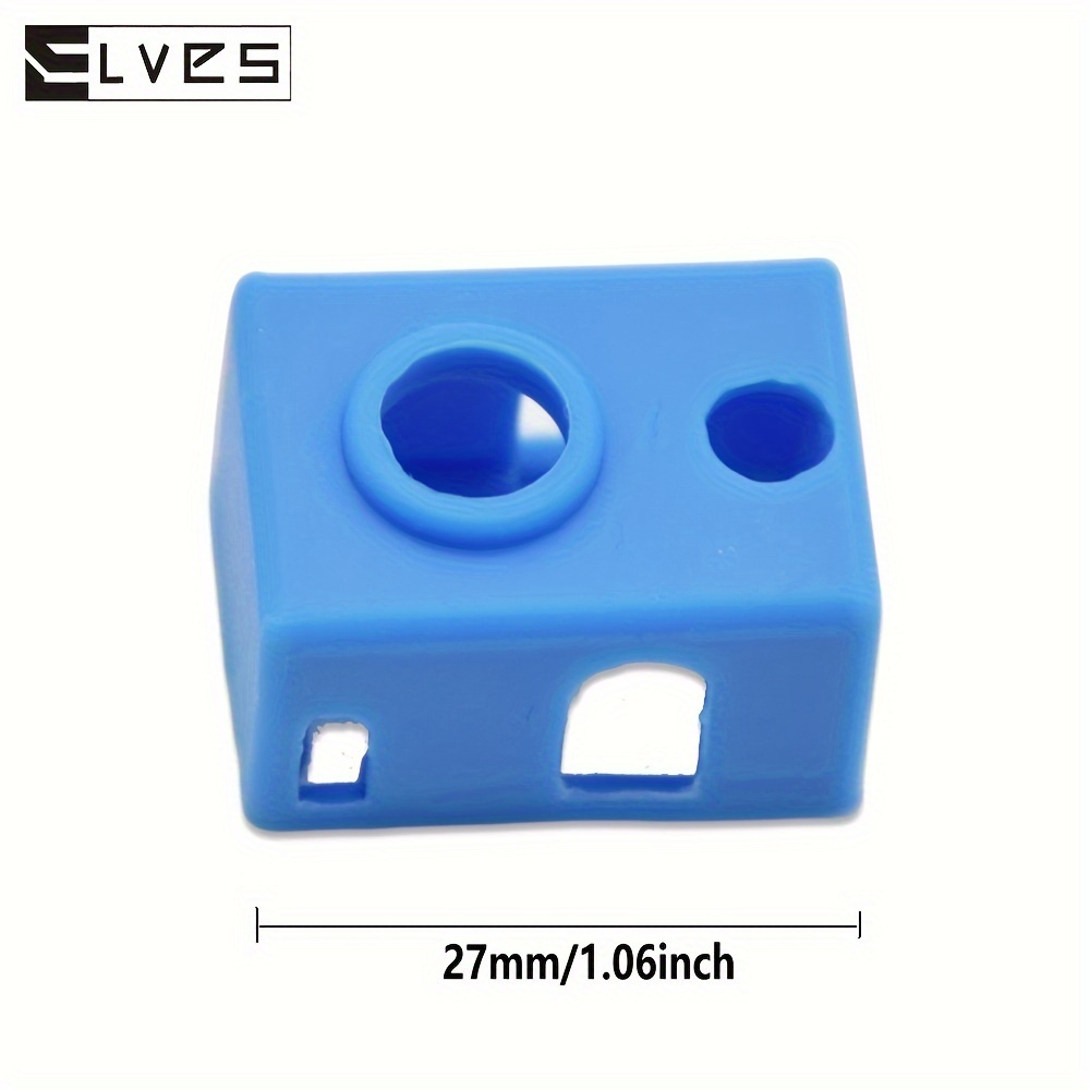 E3D-V6 Aluminium Block Silicone Sleeve 3d Printer Accessories Blue