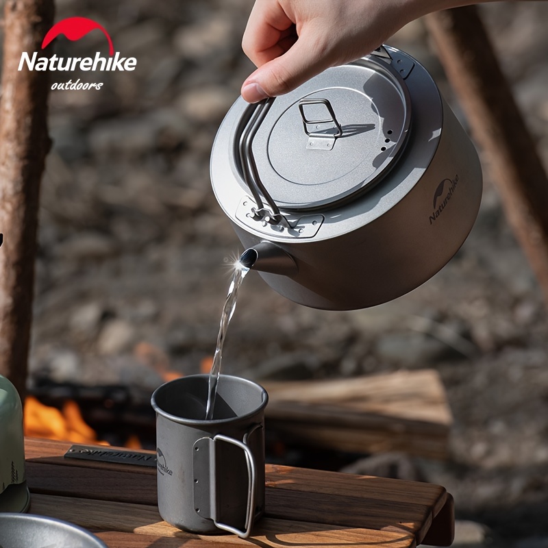 1.4L Outdoor Camping Kettle Aluminum Tea Pot Kettle Compact Lightweight  Coffee Pot for Camping Hiking Backpacking 