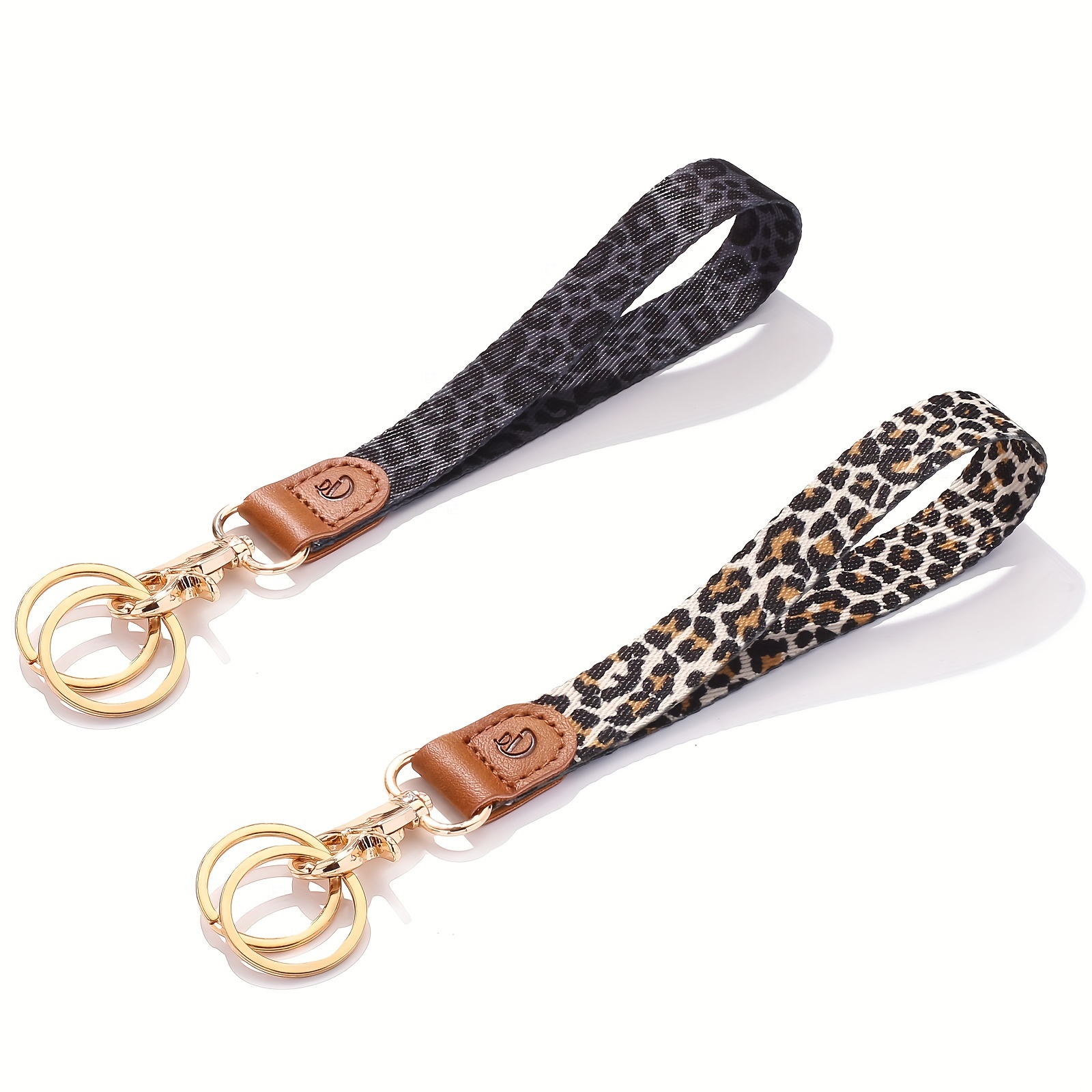 Wrist and Neck Lanyards for ID Badge Keys for Women Kids Teacher, 2 Pack  Short and Long Cute Car Key Neck Lanyards with 2 Keychain & Lanyard