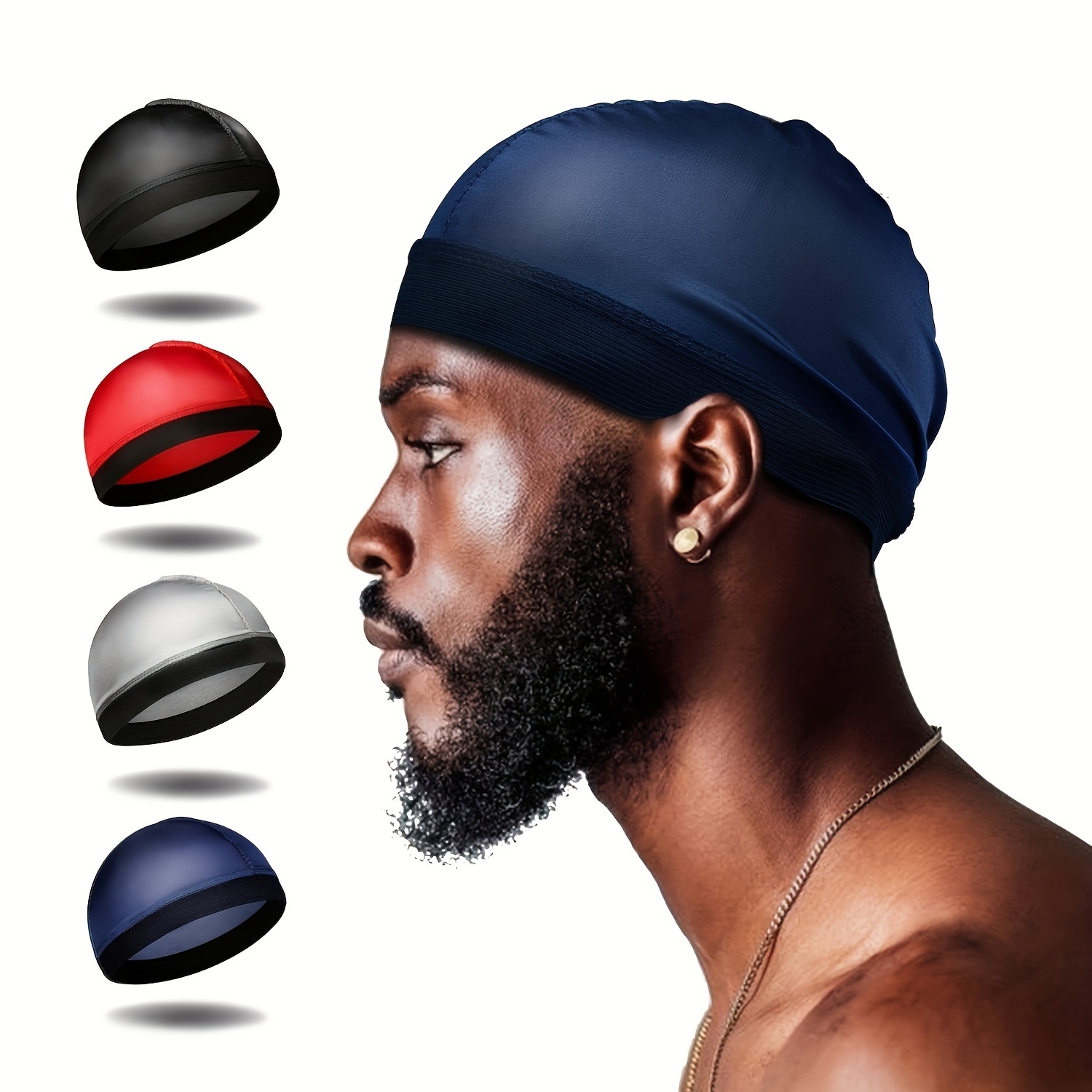 4pcs Silky Stocking Wave Compression Durag For Men Stain Resistant And Good  Fit Perfect For Adult Wave Hair Enhance Your Style And Hair Health Bathroom  Accessories - Beauty & Health - Temu