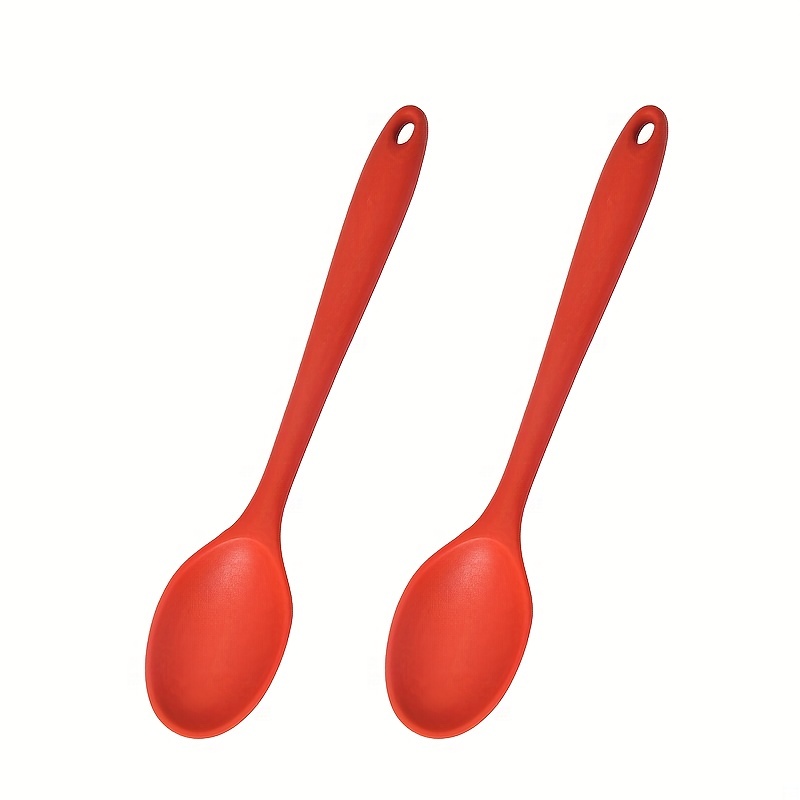 Holiday Silicone Mixing Spoon, Heat Resistant Silicone Spoons