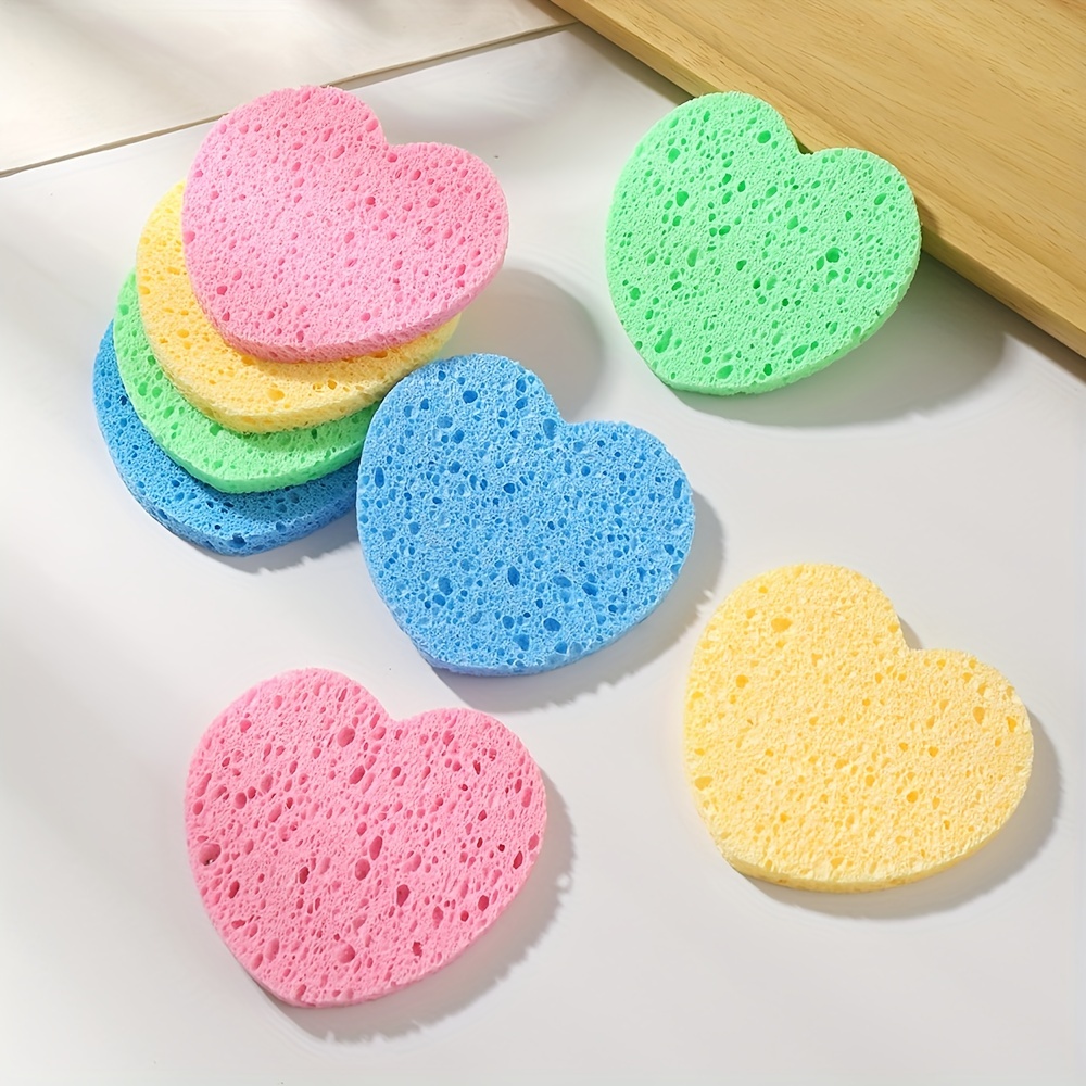 Heart Bath Sponges 