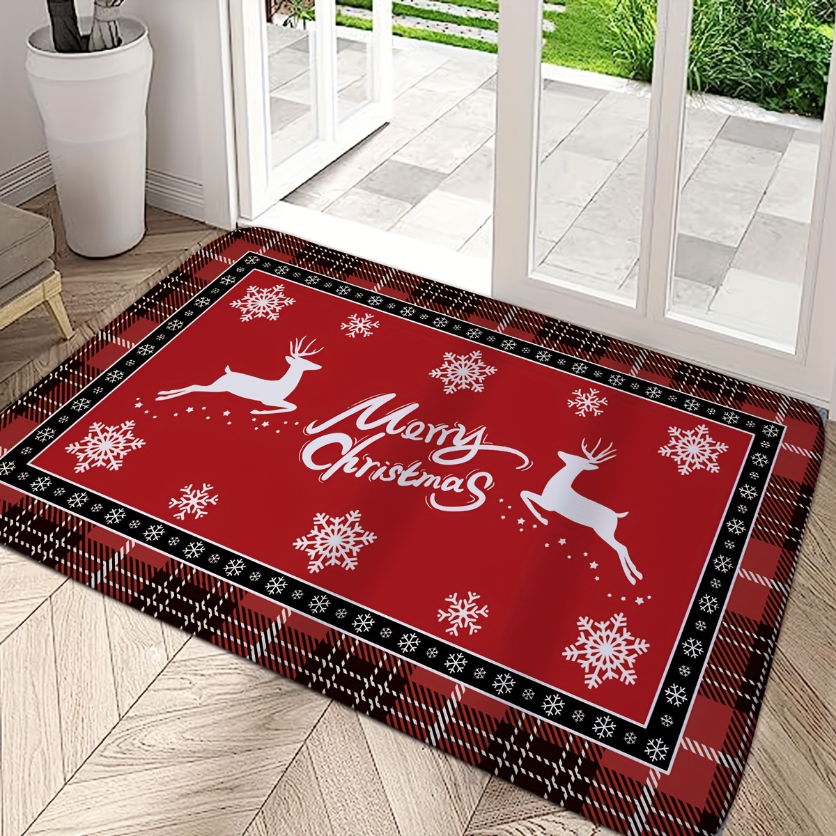 Snowflake Doormat Winter Doormat Welcome Mat Christmas -  in 2023
