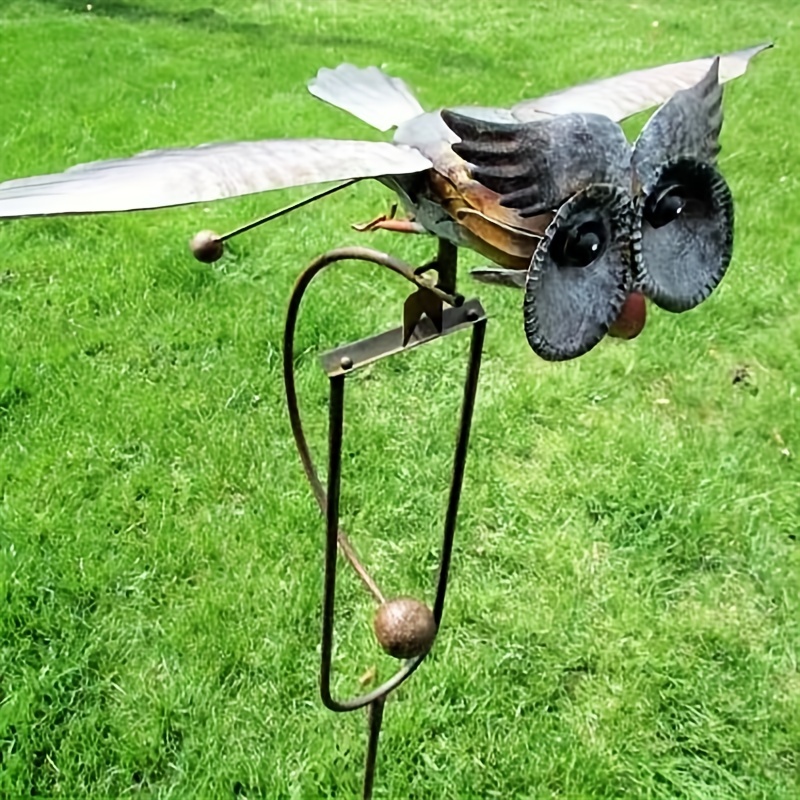 

Add A Touch Of Whimsy To Your Garden With This Adorable Iron Craft Owl Statue