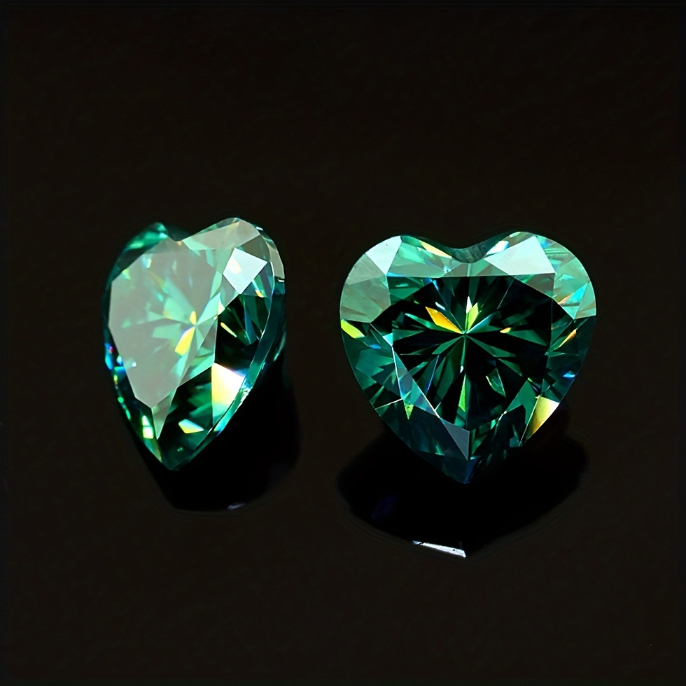 Heart Shape Moissanite Loose Stone 1ct 3ct High Quality Jewelry Match