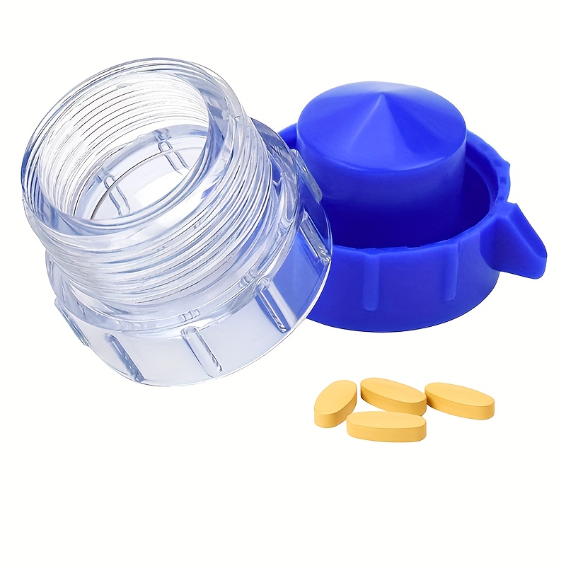 1Pza- Trituradora de pastillas, Picadora a polvo fino para tabletas,  molinillo de pastillas pequeño para vitaminas, tabletas, medicamentos etc