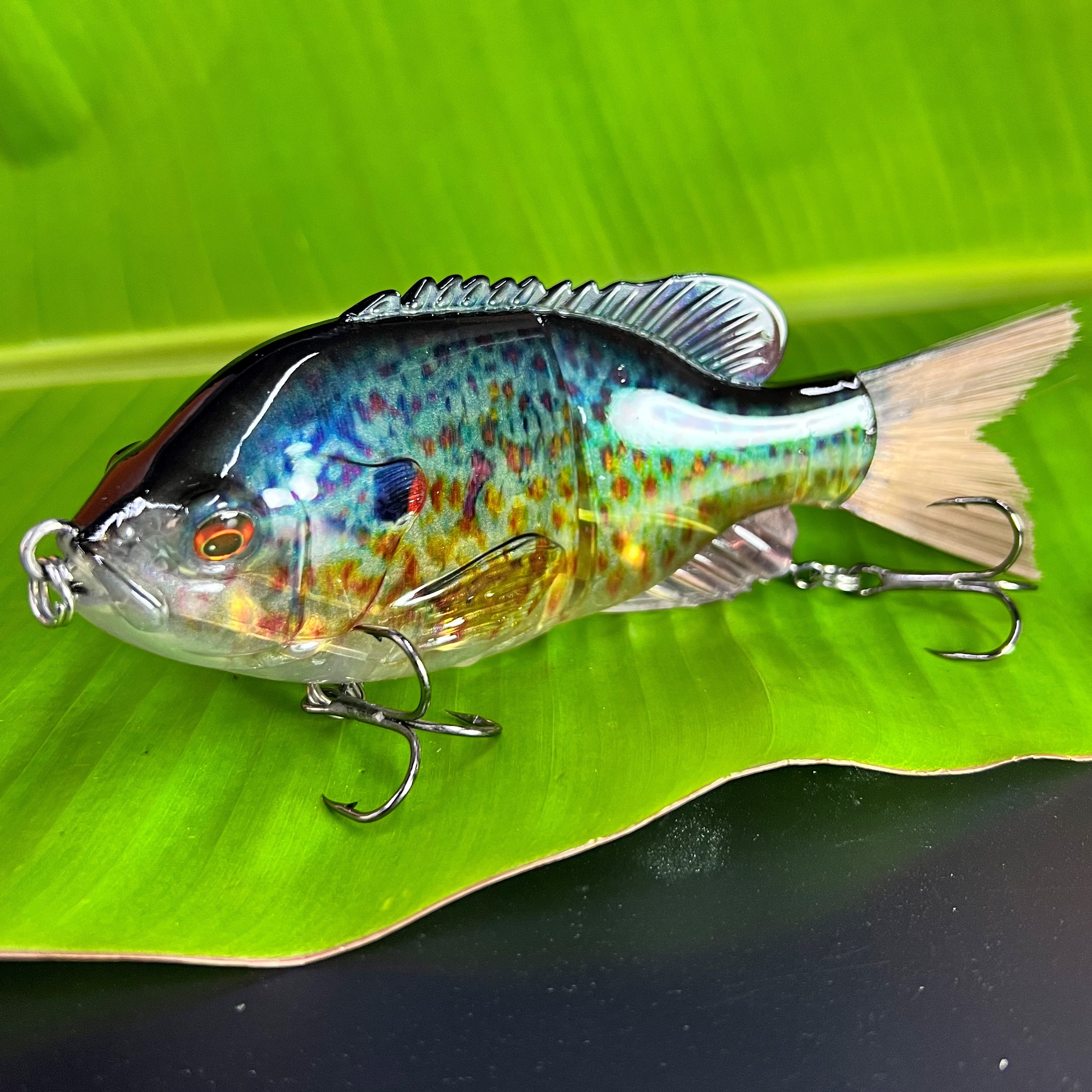 Deep Running Artificial Fishing Lure Brown Yellow White Treble Hooks Stock  Photo by ©gsagi 643801898