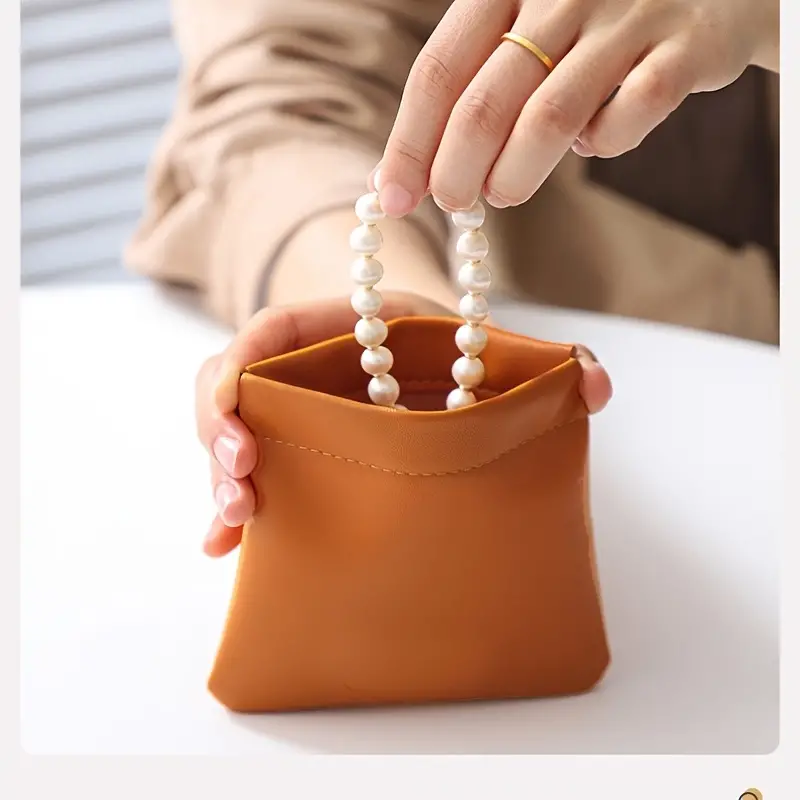 Taschen-Kosmetiktasche Squeeze Top, tragbare selbstschließende  Make-up-Tasche, multifunktionale Mini-Aufbewahrungstasche - Temu Germany