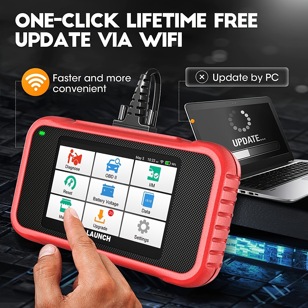 LAUNCH® CRP123E 4 Systems OBD2 Scanner with 3 Reset Function