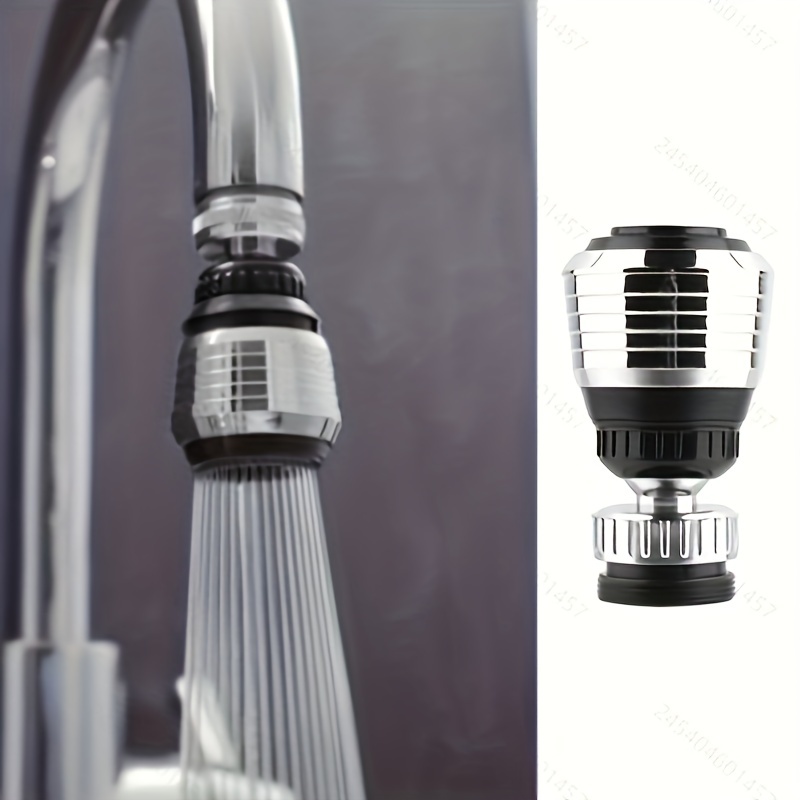Adaptador de boquilla giratoria para grifo de agua para fregadero, grifo  aireador de cocina, conector cromado