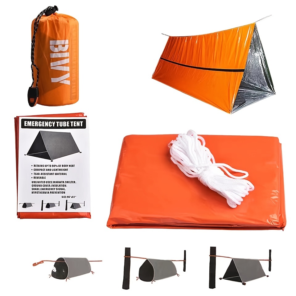 Thermal Insulated Blanket, Waterproof Portable, Insulation Blanket, For  Outdoor Hiking, With Compression Carry Bag